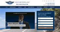 Desktop Screenshot of maxmeyerslaw.com
